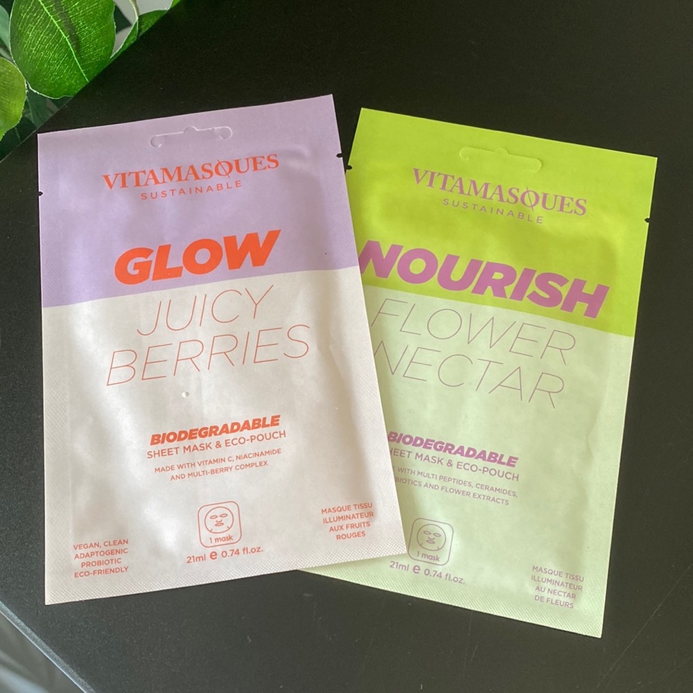 ✨ 3 for $35 ✨ Vitamasques Bundle Glow Juicy Berries and Nourish Flower
